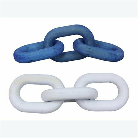 YOUNGS Wood Nautical Chain, 2 Assorted Color 62372